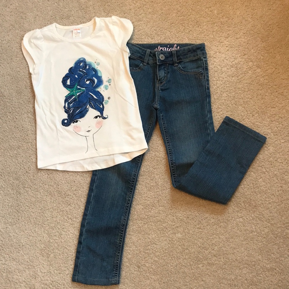 Ready to Go, Gymboree T-Shirt & Jeans Outfit